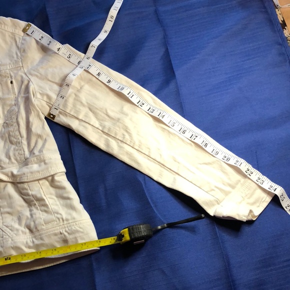 Y2K Garage Jean Jacket, White, Lightweight - Picture 10 of 15